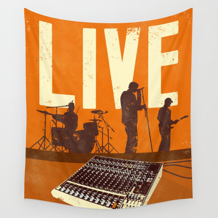 LIVE SHOW Wall Tapestry