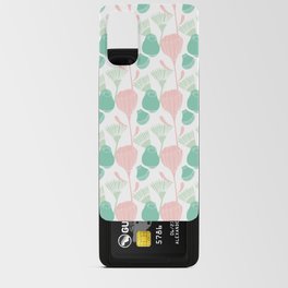 Botanical Australian Print with Protea, Wattle and Gumnut Android Card Case