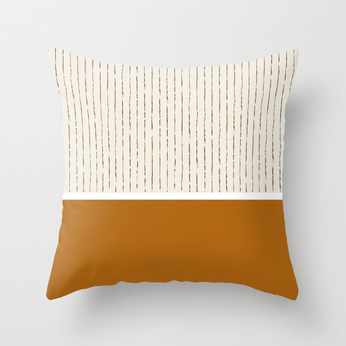 Toffee Throw Pillow by Summer Sun Home Art Society6