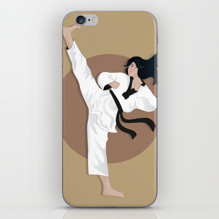 Taekwondo Fighter iPhone Skin