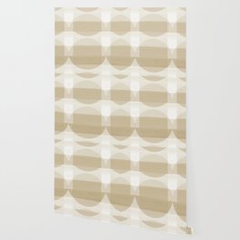 A Touch Of Cream - Soft Geometric Minimalist Beige Tan Creme Ivory Sand Wallpaper