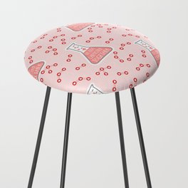 We have chemistry together - funny Valentines pun Counter Stool