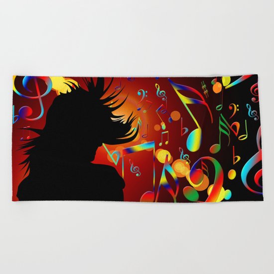 dance Beach Towel