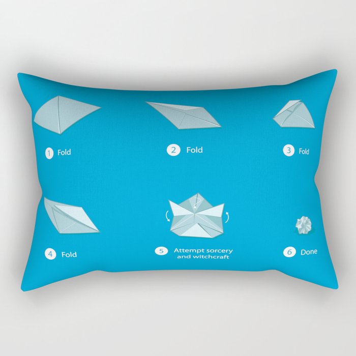 Step-by-step Origami Rectangular Pillow