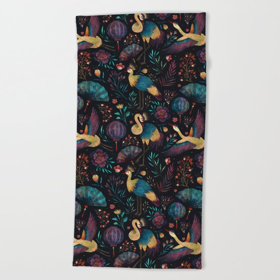 Oriental pattern Beach Towel