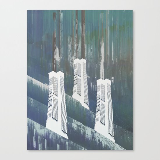 white chimneys / 19-09-16 Canvas Print