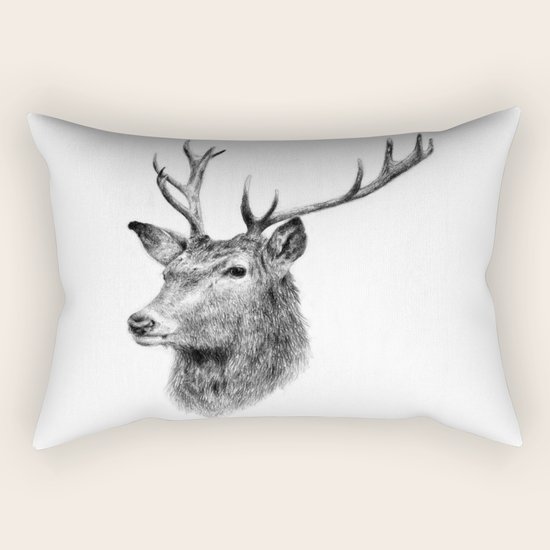 Deer Rectangular Pillow