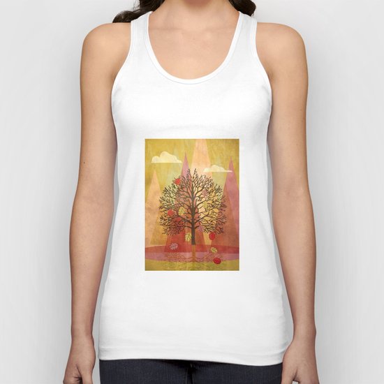 Autumn Tree Unisex Tank Top