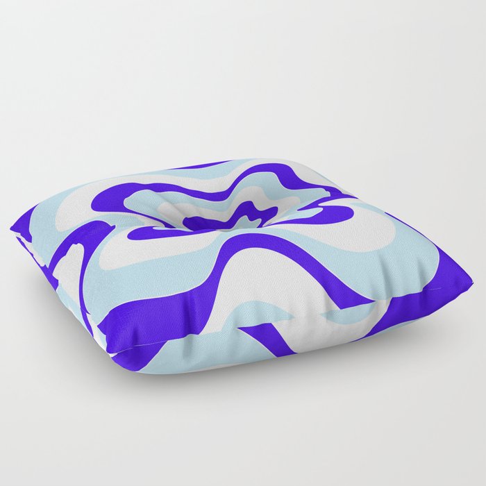 Abstract pattern - blue. Floor Pillow