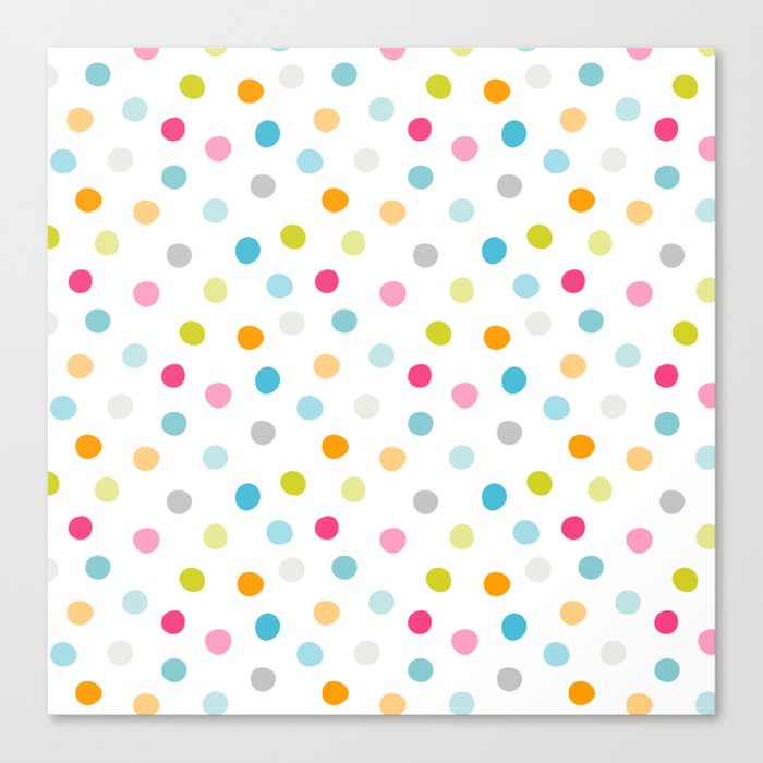 Chickweed Mid Dots Canvas Print
