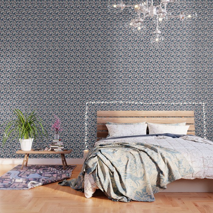 Alice In Wonderland Indigo Madness Wallpaper