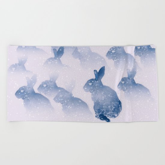 Snow bunny Beach Towel