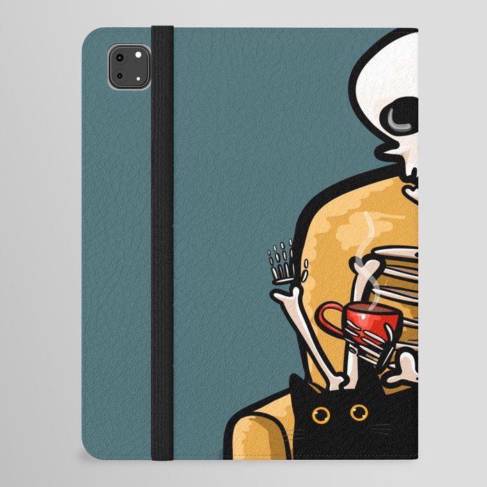 Morning Coffee With Cat iPad Folio Case