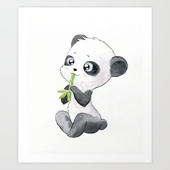 Panda Art Print