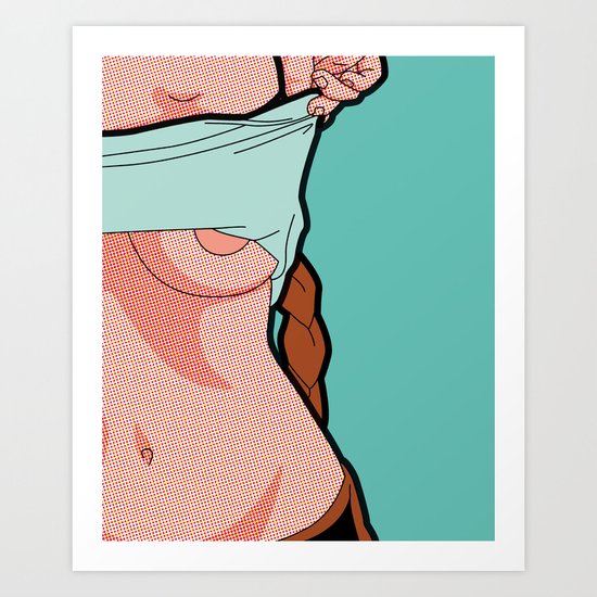 The secret life of heroes - LaraStrip 1 Art Print