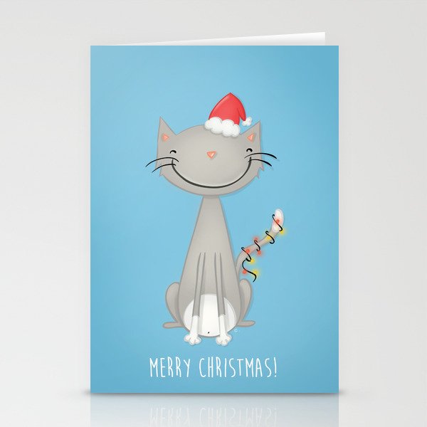 Merry Catmas Stationery Cards