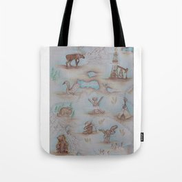 Wild Rose Country  Tote Bag