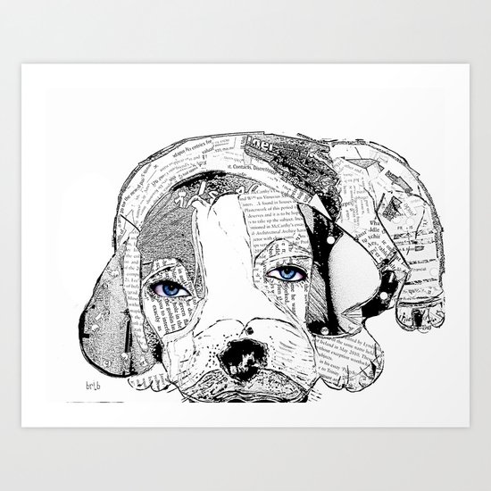 Beagle Art Print