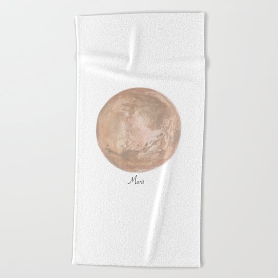 Mars Beach Towel