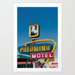 Palomino Motel II Art Print
