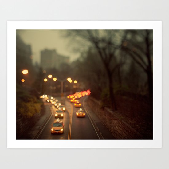 Taxicab Confessions - New York Art Print