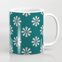 Stone 3D Floral Pattern Coffee Mug