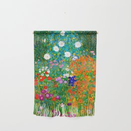 Gustav Klimt - Flower Garden Wall Hanging