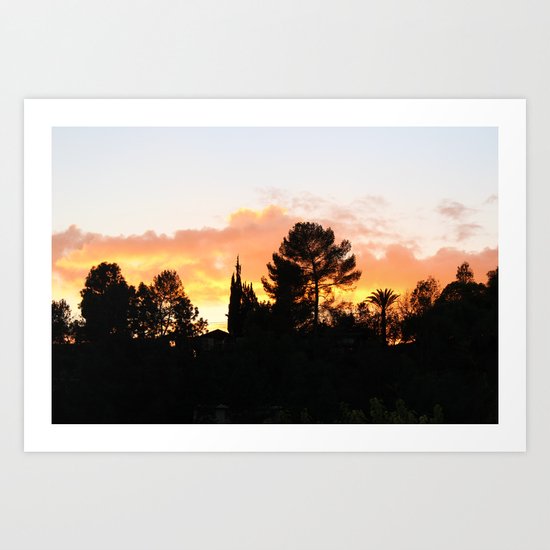Over the Mountains Art Print
