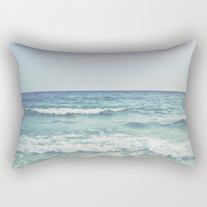 Ocean Crashing Waves Rectangular Pillow