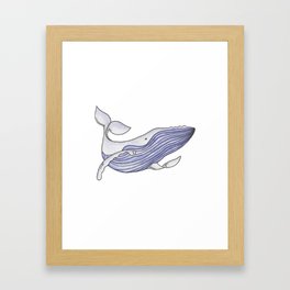 Whale-ley Good Time Framed Art Print