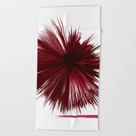 Born Red Beach Towel
