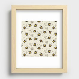 Buzzing Bees Recessed Framed Print