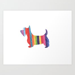 Scottish terrier Art Print