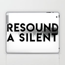 Resound a Silent Logo Light Laptop & iPad Skin