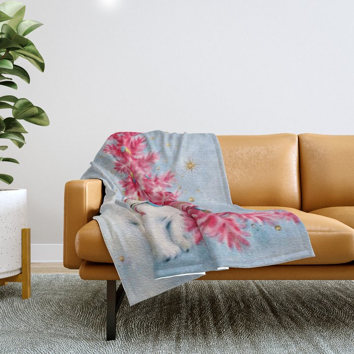 Vintage christmas throws sale
