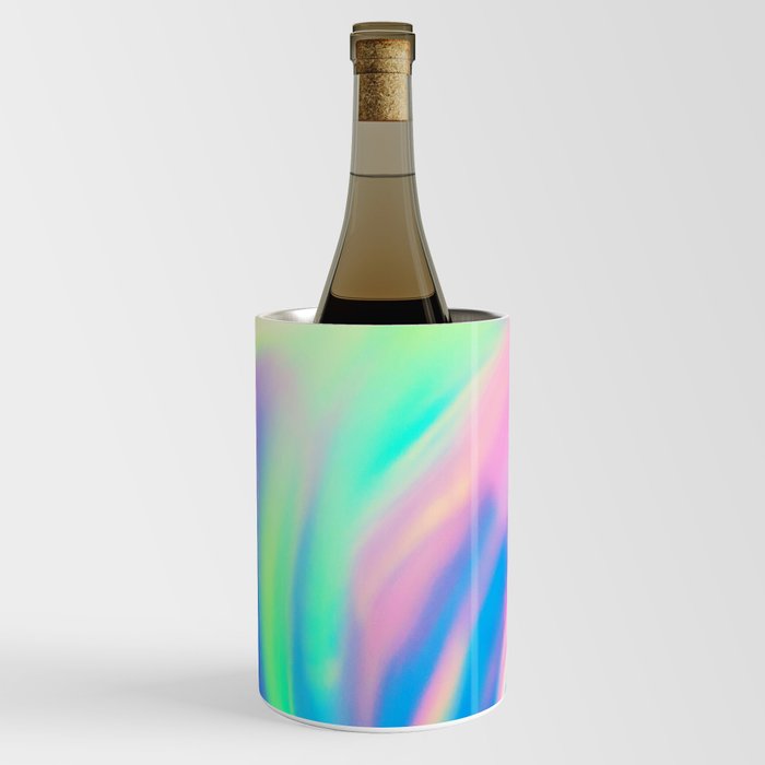 Holographic Pattern Wine Chiller