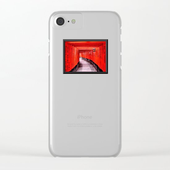 Through the Gates (Kyoto, Japan) Clear iPhone Case