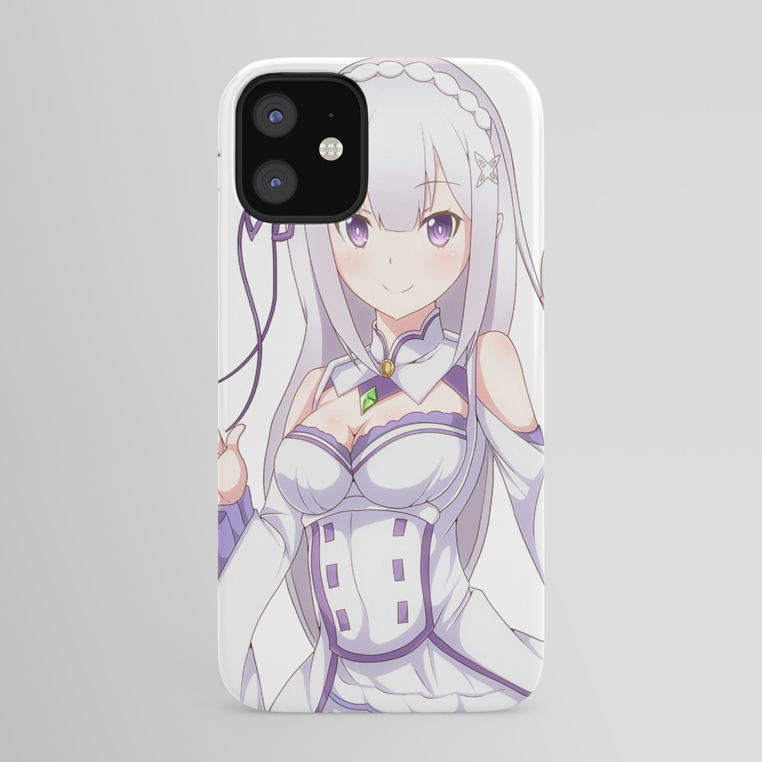 Re Zero Emilia Iphone Case By Otakuteland Society6 Re Zero Emilia Iphone Case By Otakuteland Society6