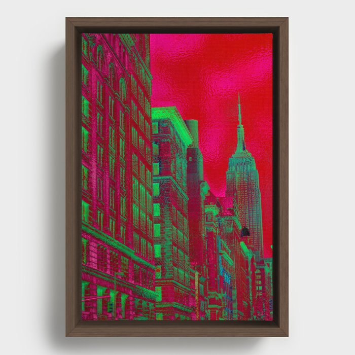 New York by Lika Ramati Framed Canvas