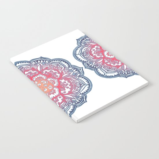Radiant Medallion Doodle Notebook