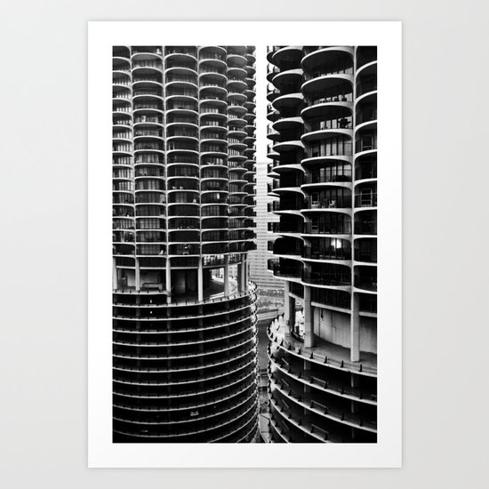 Bertrand's Buildings Art Print