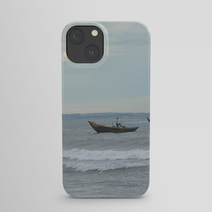 Phan Thiet, Vietnam september 05, 2012: fishing boats in Vietnam iPhone Case