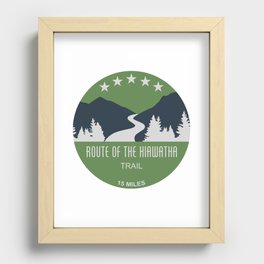 Route Of The Hiawatha Trail Recessed Framed Print