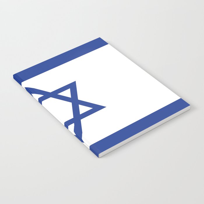 Israel Flag Print Jewish Country Pride Patriotic Pattern Notebook