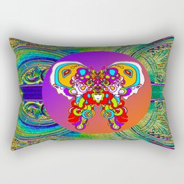 LOVE WITH A COSMIC BUTTERFLY Rectangular Pillow