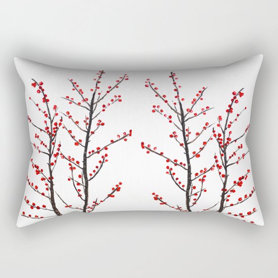 red beans branch Rectangular Pillow