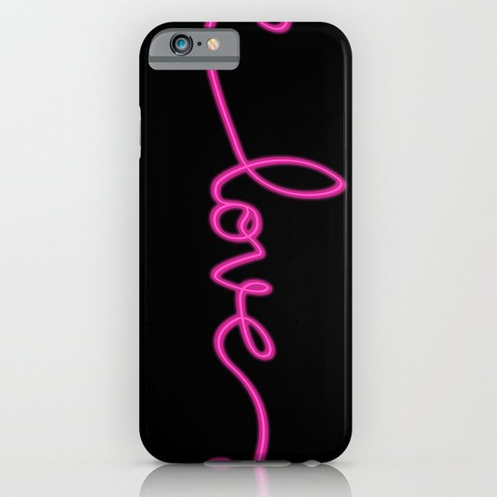 Neon Love iPhone & iPod Case