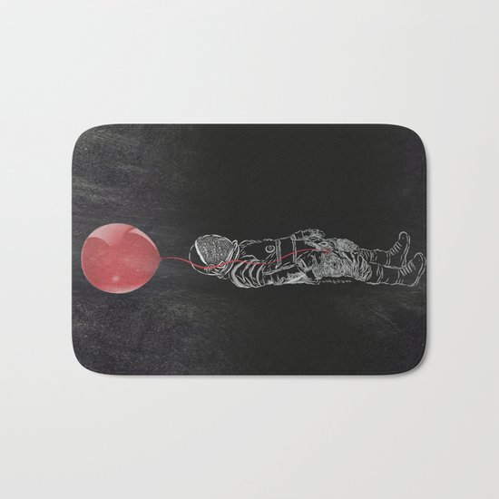 Balloon Astronaut Bath Mat