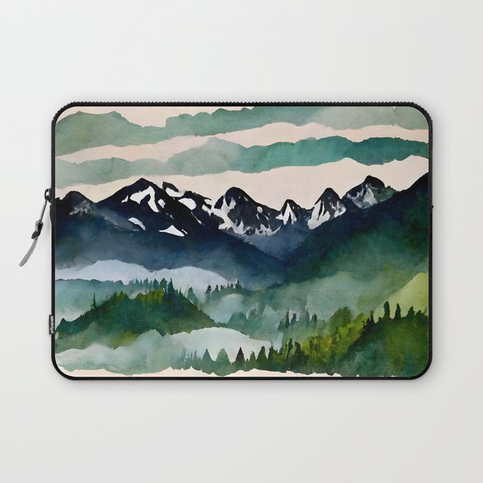 Emerald Mountains Laptop Sleeve