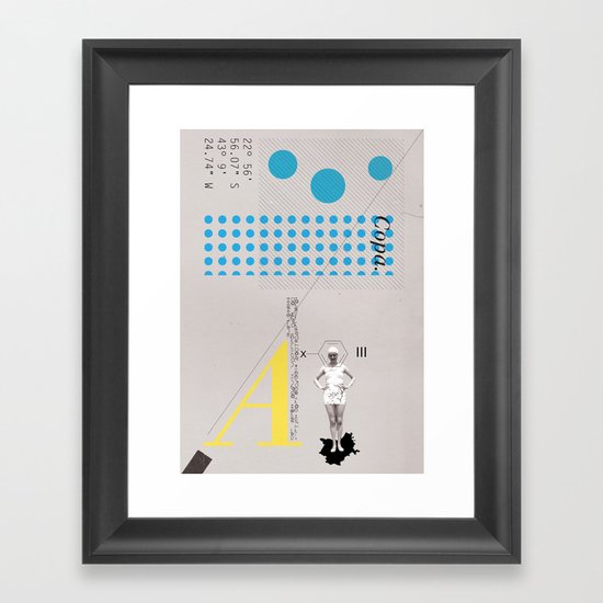 Copa. Framed Art Print
